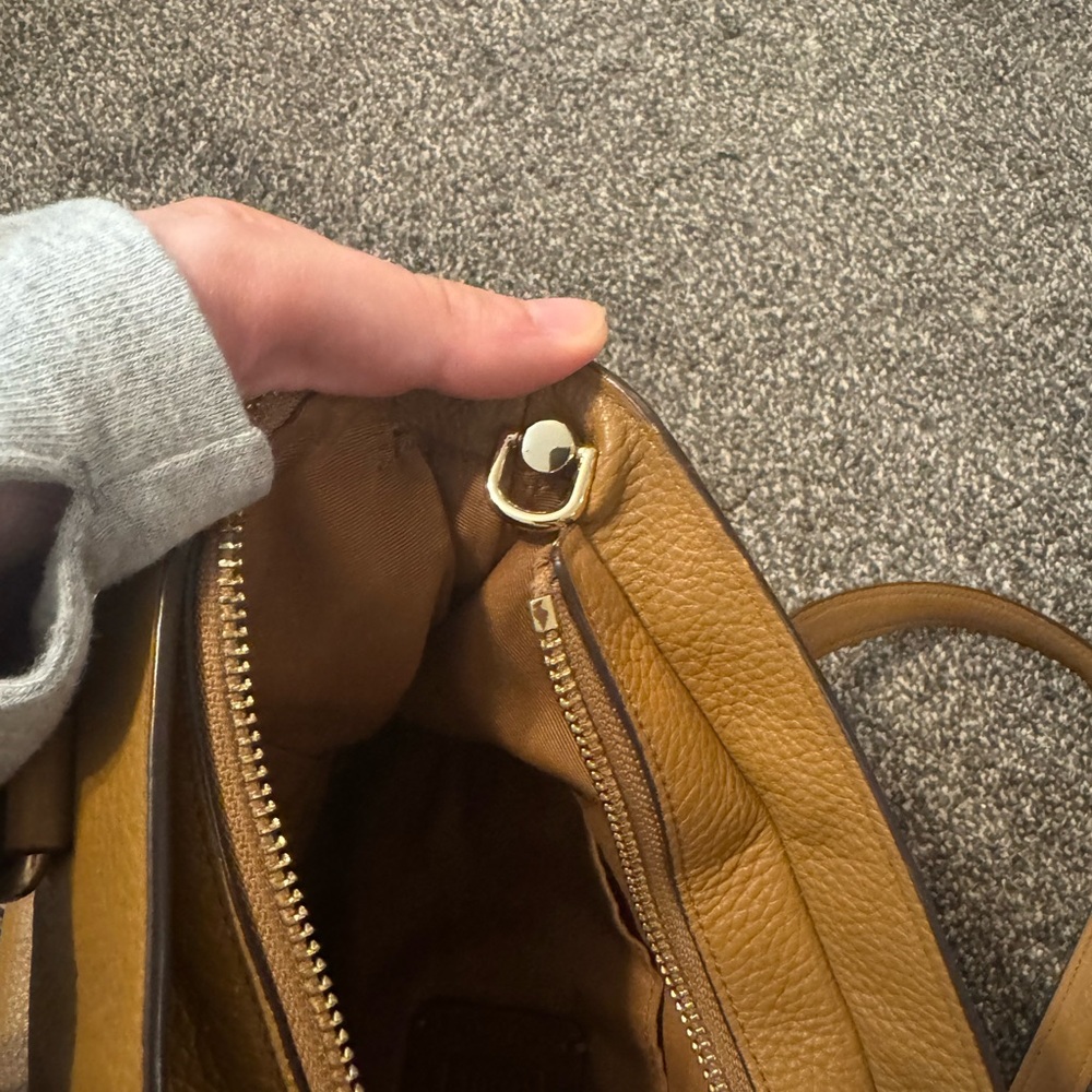 Coach Brown Leather Bay Tote Bag - Picture 11 of 12